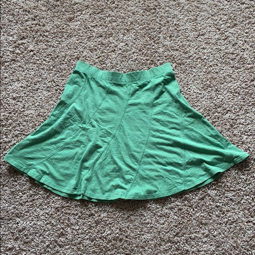 Toad & Co size small green Cha cha cha skirt